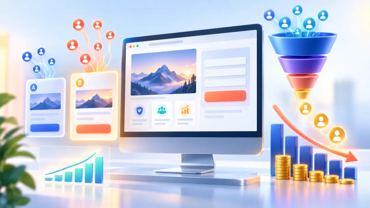 Analyse de performance d'une landing page B2B et de campagnes publicitaires
