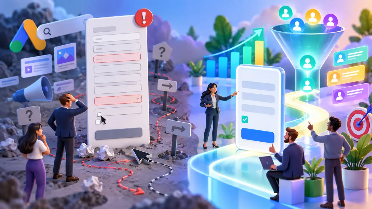 Optimisation d'un formulaire B2B pour améliorer les leads issus de campagnes publicitaires