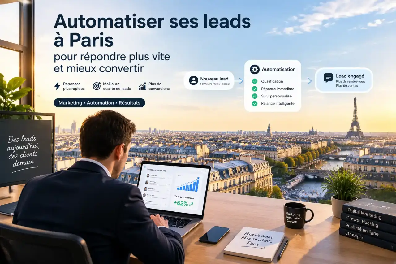 Automatiser ses leads à Paris pour répondre plus vite et mieux convertir
